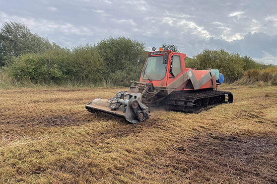 Création de platières à bécassines
