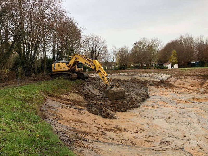Curage d’étang : avec mise en assec